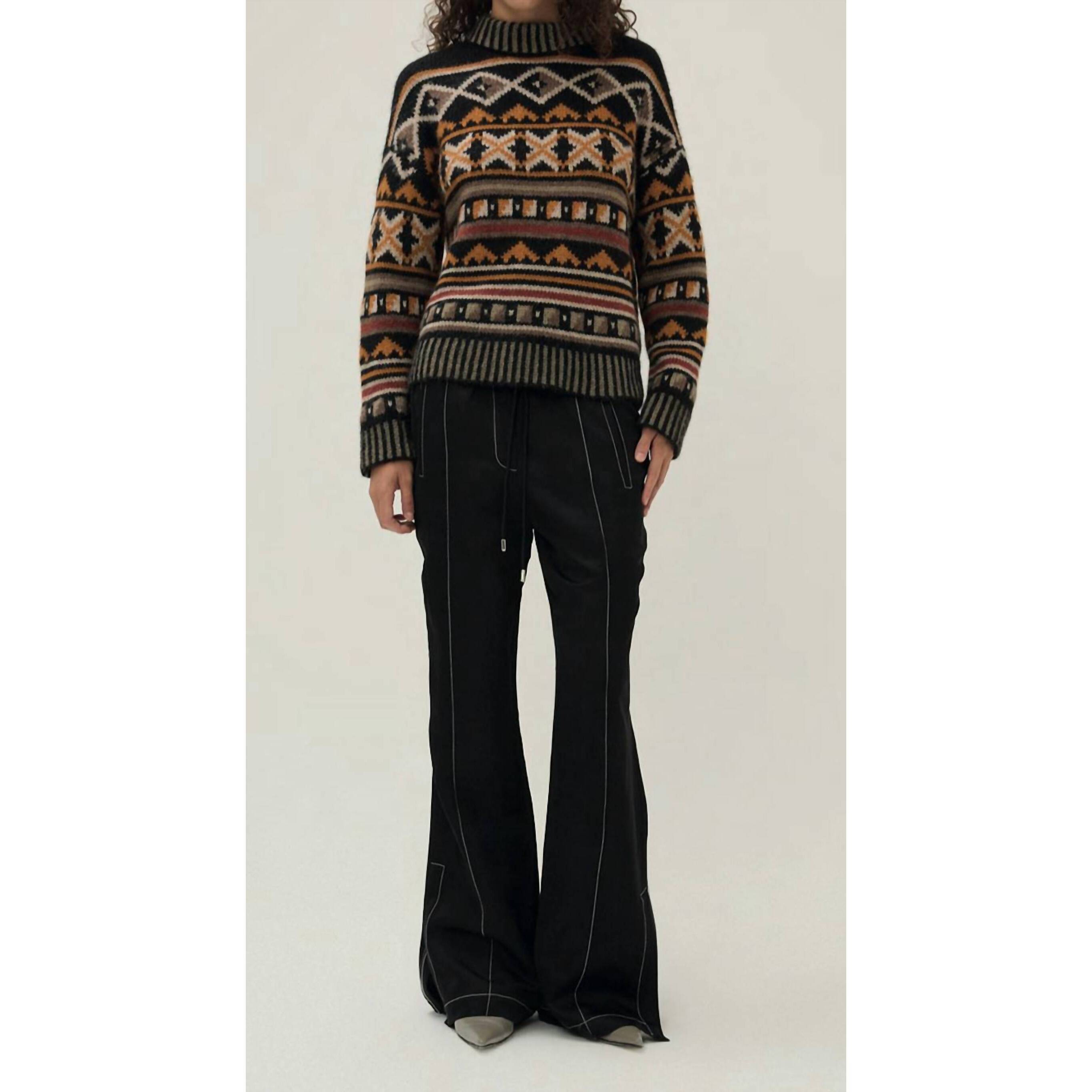 New Maria Cher Kravitz Candy Pullover In Black